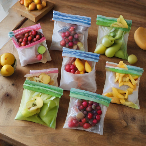 Afbeelding van Herbruikbare snackzakjes: Duurzaam en praktisch alternatief