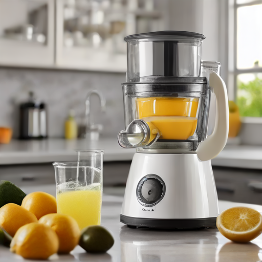 Afbeelding van Combineer plastic citruspersen met keukenapparatuur