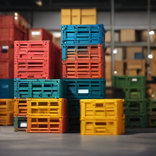 Afbeelding van Opvouwbare kratten voor een efficiënte verhuizing