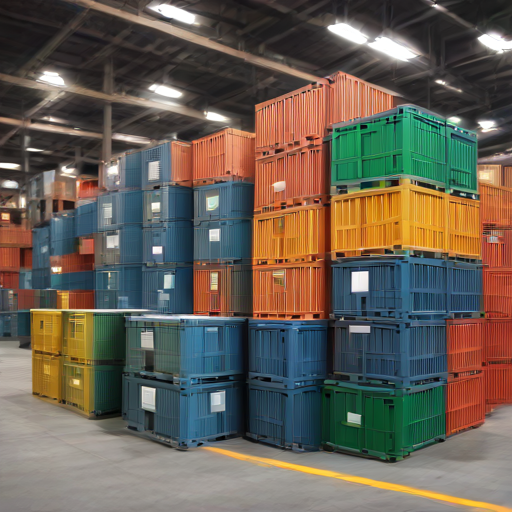 Afbeelding van Efficiëntie van opvouwbare kratten voor transport