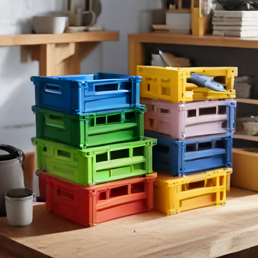Afbeelding van Opvouwbare kratten kopen bij de bouwmarkt: tips en advies