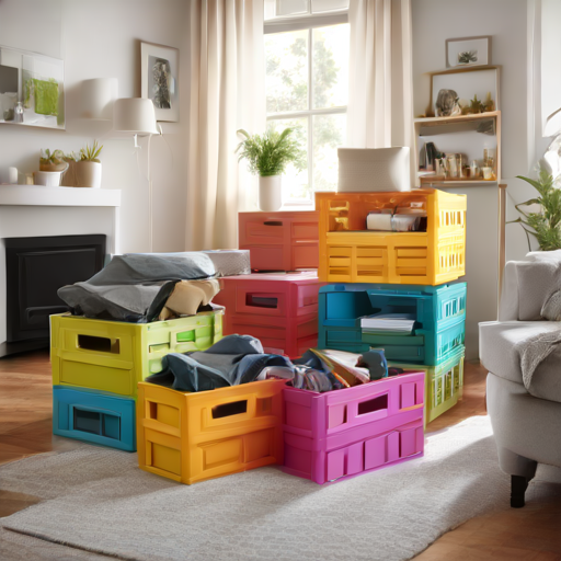 Afbeelding van Handige tips voor opvouwbare kratten bij verhuizing