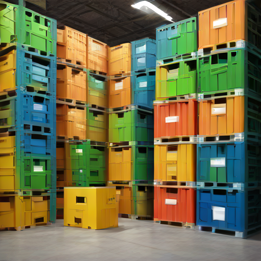 Afbeelding van Ontdek de prijs van opvouwbare kratten per stuk