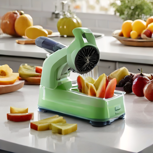 Afbeelding van Combineren van plastic fruitsnijders met keukengerei