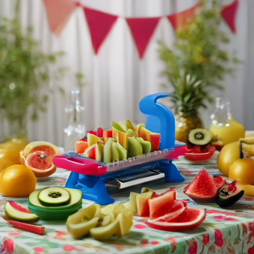 Afbeelding van Aantal plastic fruitsnijders voor jouw feestje bepalen