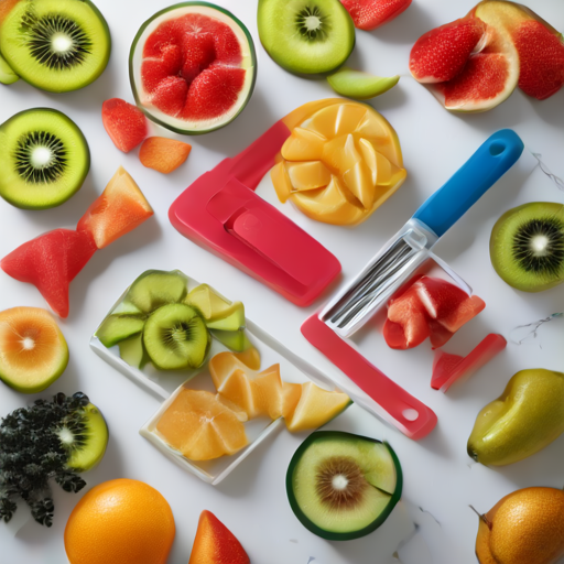Afbeelding van Gebruik plastic fruitsnijders voor prachtige fruitdecoraties