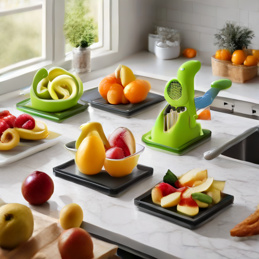 Afbeelding van Plastic fruitsnijders als perfect geschenkidee