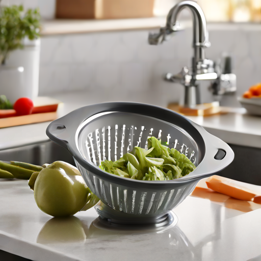 Afbeelding van Gebruik opvouwbare groentezeven voor perfecte pasta