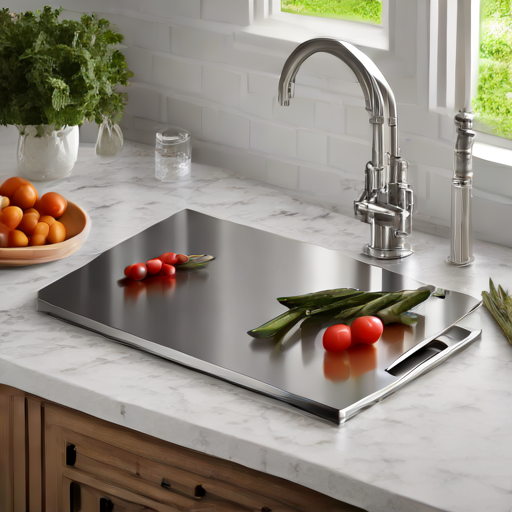 Afbeelding van Multifunctionele RVS-snijplanken: De Slimme Keuze