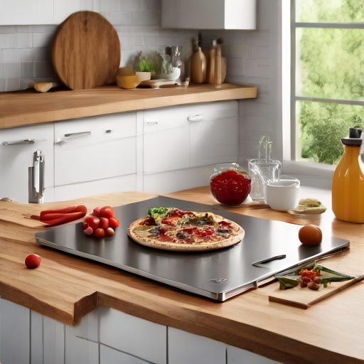 Afbeelding van Gebruik multifunctionele rvs-snijplanken voor pizza's