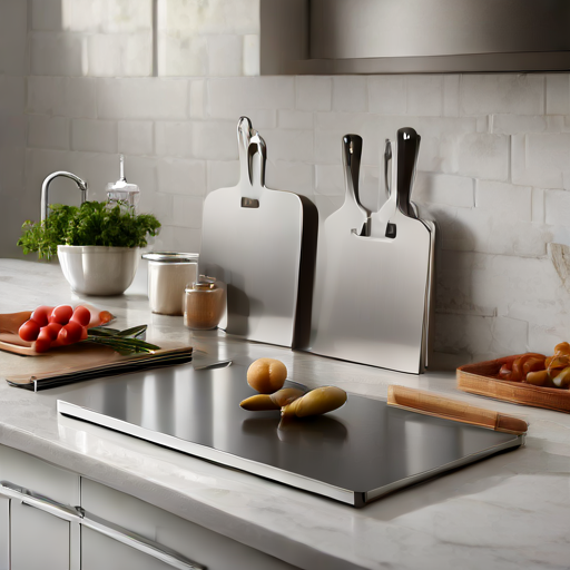 Afbeelding van Combineer multifunctionele rvs-snijplanken met stijl