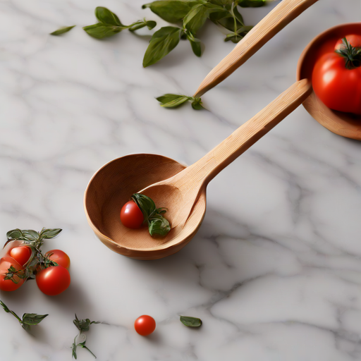Afbeelding van Multifunctionele Roerlepels voor Perfecte Pasta maken