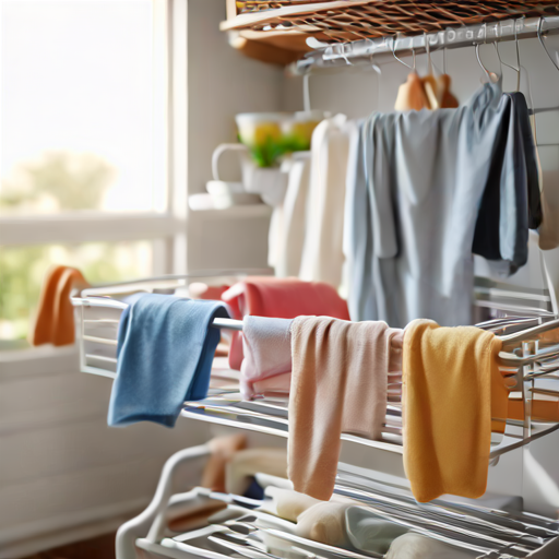 Afbeelding van Veiligheid van plastic droogrekken voor kinderen