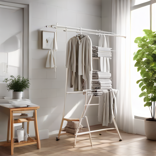 Afbeelding van Goedkoopste plastic droogrekken voor kleine ruimtes