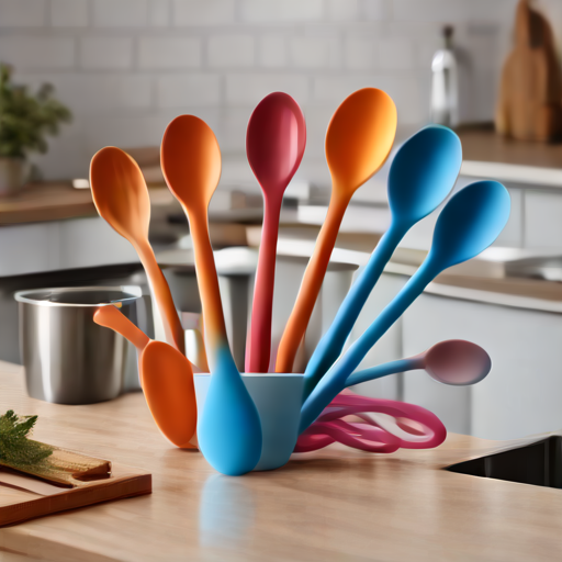 Afbeelding van Beste herbruikbare siliconen lepels voor koken
