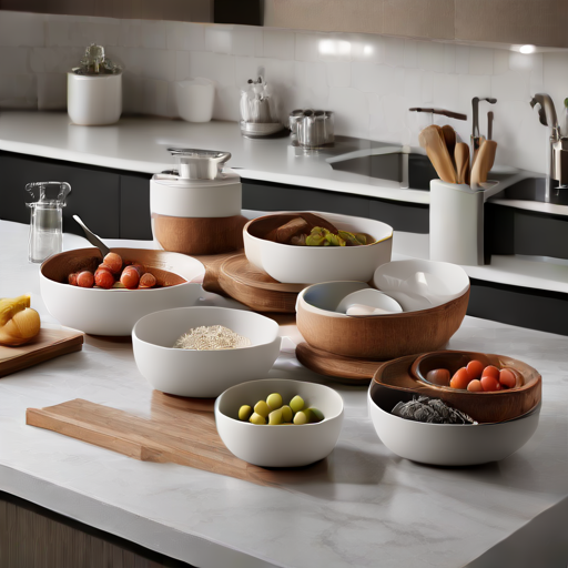 Afbeelding van Combineer Multifunctionele Opbergschalen met Decoratie