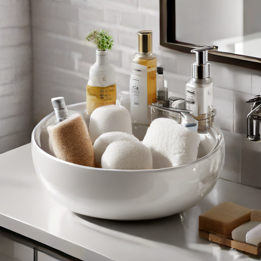 Afbeelding van Multifunctionele opbergschalen voor je badkamer kopen