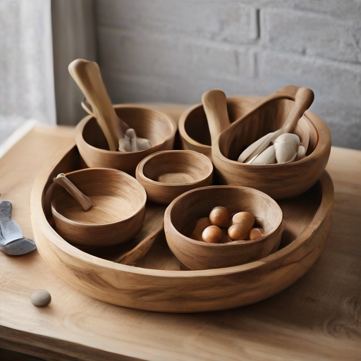 Afbeelding van Onderhoudstips voor multifunctionele houten opbergschalen