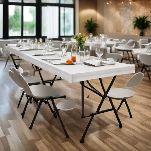 Afbeelding van Beste plastic opvouwbare tafels voor binnen: topkeuzes