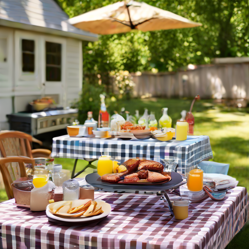 Afbeelding van Wanneer plastic opvouwbare tafels gebruiken voor barbecues