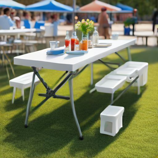 Afbeelding van Verbeter de stabiliteit van plastic opvouwbare tafels