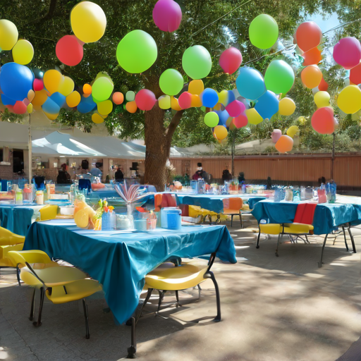 Afbeelding van Goedkoopste plastic opvouwbare tafels voor schoolfeesten
