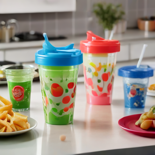 Afbeelding van Veiligheid van multifunctionele drinkbekers voor kinderen