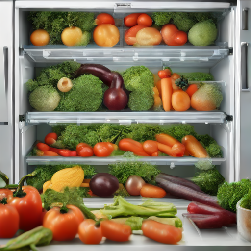 Afbeelding van Beste herbruikbare siliconen koelkastmatjes voor groenten