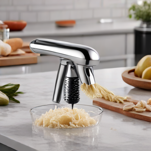 Afbeelding van Multifunctionele knoflookpersen voor kleine keukens