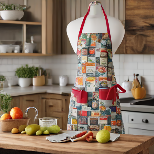 Afbeelding van Herbruikbare keukenschorten met leuke prints kopen