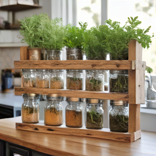 Afbeelding van Herbruikbare kruidenrekjes maken met huis-tuin-en-keuken spullen