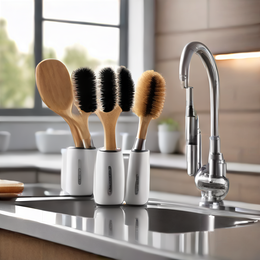 Afbeelding van Multifunctionele Afwasborstels: Handig in de Keuken