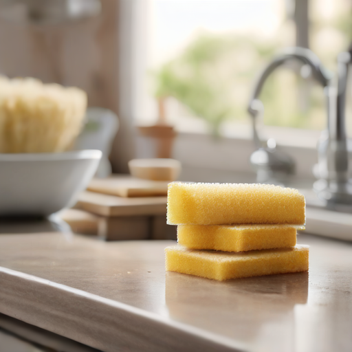 Afbeelding van Multifunctionele afwassponsjes voor meubels reinigen?