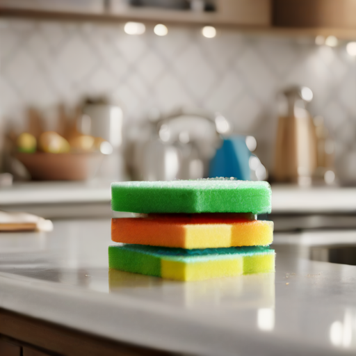 Afbeelding van Zelf multifunctionele afwassponsjes repareren: tips en trucs