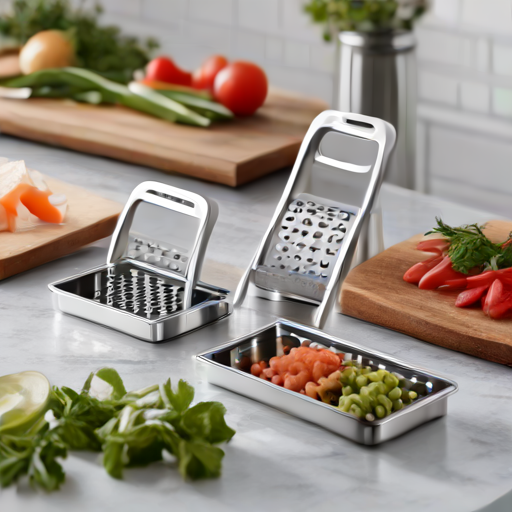 Afbeelding van Herbruikbare RVS-raspen: Duurzaam en Efficiënt voor de Keuken