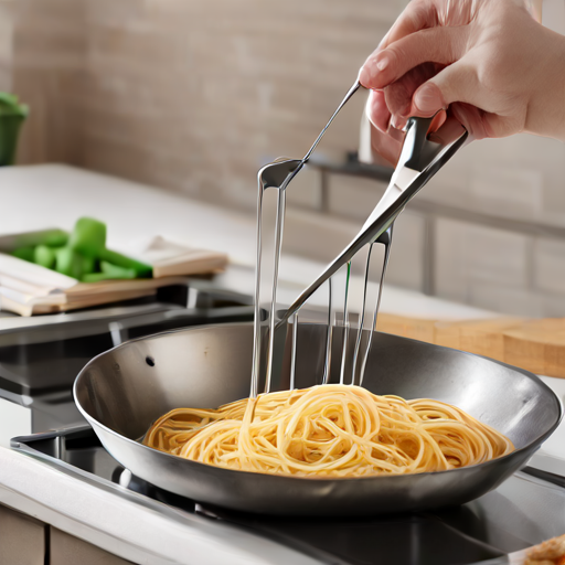 Afbeelding van Vind kortingen op herbruikbare spaghettitang