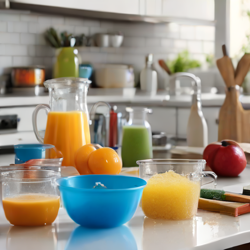 Afbeelding van Plastic keukenaccessoires reinigen: Tijd en tips