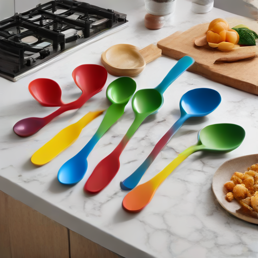 Afbeelding van Geschikte multifunctionele kooklepels voor kinderen