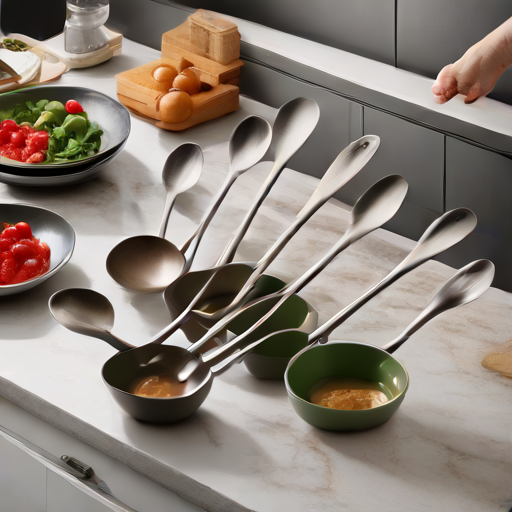 Afbeelding van Multifunctionele kooklepels: jouw perfecte keukenvrienden