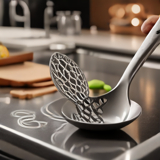 Afbeelding van Multifunctionele kooklepels maken met 3D-printer