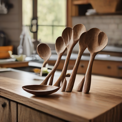 Afbeelding van Maak je eigen multifunctionele kooklepels met DIY-projecten