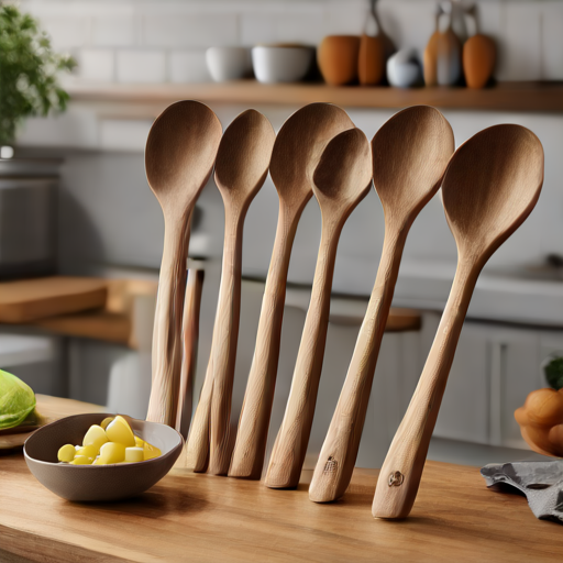 Afbeelding van Multifunctionele Kooklepels: Allergiepreventie met Materialen