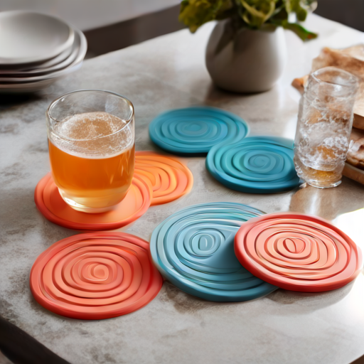 Afbeelding van Goedkoopste herbruikbare silicone onderzetters online kopen