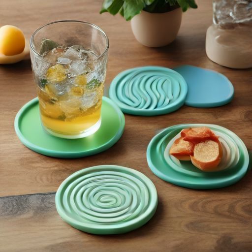 Afbeelding van Herbruikbare siliconen onderzetters: prijs per stuk onthuld