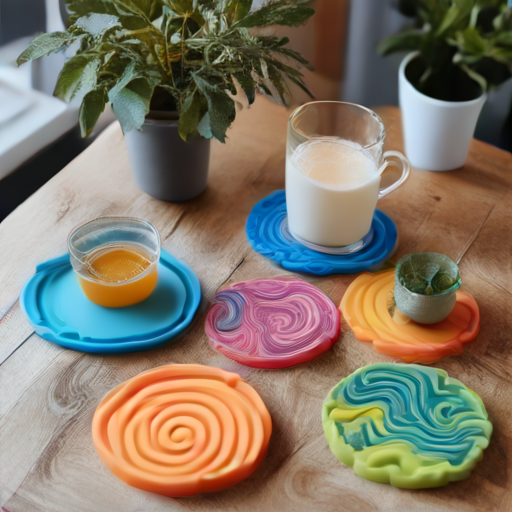 Afbeelding van Maak je eigen herbruikbare siliconen onderzetters met mal