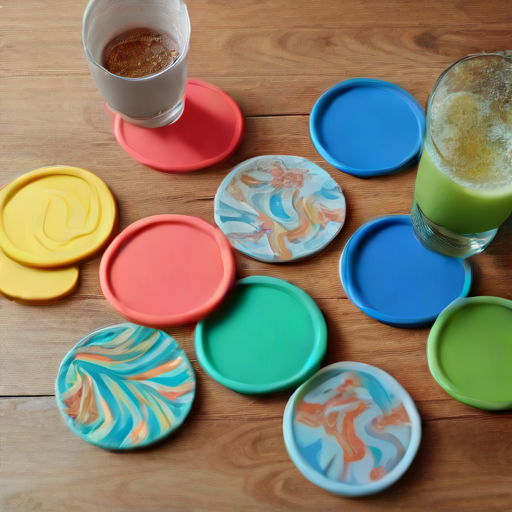 Afbeelding van Herbruikbare siliconen onderzetters voor kinderen