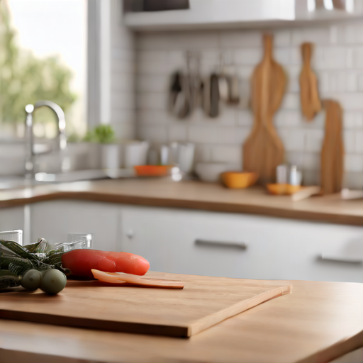 Afbeelding van Combineer plastic droogmatten met houten snijplanken