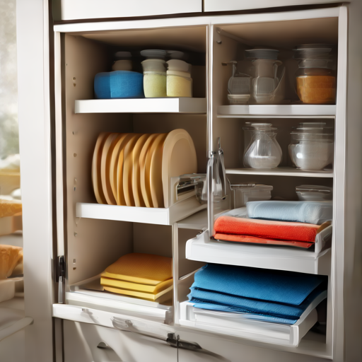 Afbeelding van Organiseer je plastic droogmatten efficiënt in de kast