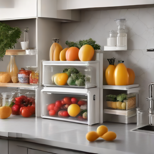 Afbeelding van Duurzaamheid en herbruikbare koelkastorganizers uitgelegd