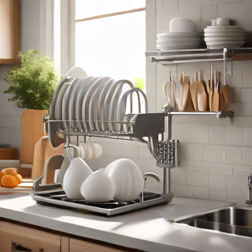 Afbeelding van Combineer plastic afdruiprekjes met keukengerei slim